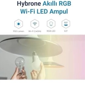 Resim Karokstore LED Rgb Wi-Fi Akıllı Ampul, 16 Milyon Renk, 900 Lümen, E27 Duy, Uygulama ile Uzaktan Kontrol 