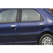 Resim Fiat Palio Uyumlu 1996-2000 Krom Kapı Kolu 4 Kapı Paslanmaz Çelik 