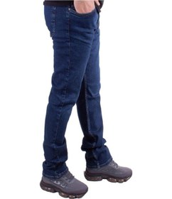 Resim Vega 9133-45 Mavi Yüksek Bel Rahat Paça Erkek Jeans Pantolon-erkek Mavi 
