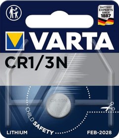 Resim Varta 6131 CR1/3N 3V Lityum Düğme Pil 