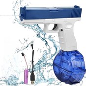 Resim Brother Toys Elektrikli Otomatik Atış Yapan Su Tabancası 10 Metre Menzilli 500 Ml. Depolu 20 Cm. 