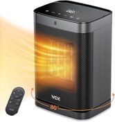 Resim VCK STORE Fanlı ısıtıcı, enerji tasarruflu, sessiz, 1500W, PTC seramik ısıtıcı, uzaktan kumandalı, 80° salınım 