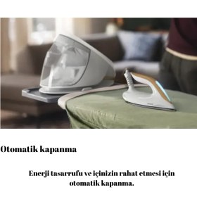 Resim Philips Perfectcare PSG7040/10 Buhar Kazanlı Ütü + Akım Korumalı Üçlü Uzatmalı Priz Hediye 