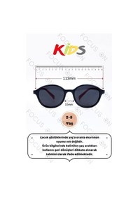 Resim Focus On KS001-C1S-P-FÜME Siyah Kırmızı Polarize Çocuk Güneş Gözlüğü 