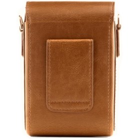 Resim MegaGear Canon Powershot Sx730 Hs Sx740 Suni Deri Fotoğraf Makinesi Kılıfı 