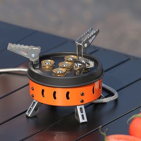 Resim Pandatour Yüksek BTU, Rüzgar Geçirmez ve Dayanıklı Kompakt Kamp Gazlı Ocak EVA Çantası ile - Katlanabilir Tasarım, Seyahat, Ramazan, Şükran Günü, Noel, Yeni Yıl, Kurban Bayramı, Kamp Gereksinimleri|Kompakt Ocak|Rüzgar Geçirmez Ocak 