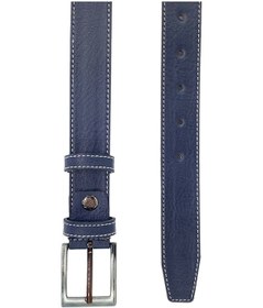 Resim 3 Cm Klasik Suni Deri Dikişli Erkek Çocuk Kemeri Lacivert 