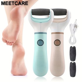 Resim MEETCARE MX101.5 metre Temizleyici - Hipoalerjenik, Şarj Edilebilir Lityum Pil, Ayarlanabilir Yoğunluklu Çift Hızlı Pedal Masaj Aleti, Ayak ve Topuk Rahatlatma İçin İdeal, Ayak Rahatlatma Cihazı | Ergonomik Tasarım | Ayarlanabilir Yoğunluk, Ayak Temizleyici 