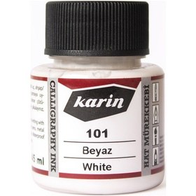 Resim Karin Hat Mürekkebi 45Ml - Beyaz 