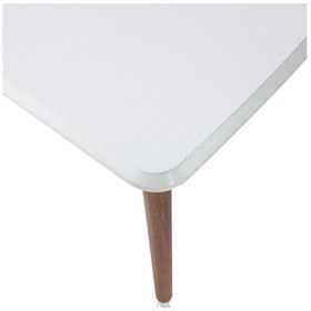 Resim 60X100 Cm Ahşap Lüx Ayaklı Orta Sehpa Beyaz A12 