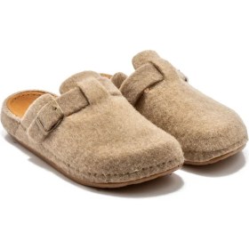 Resim Twigy Manu Erkek Ev Terliği Bej Keçe Üst Malzeme 41/45 