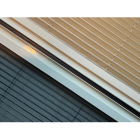 Resim Mastro Özel Seri Krem Kasa, Tam Karartma (Blackout) Kumaşlı Karavan Perdesi 