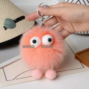 Resim Silver1 Gıoıo Yeni Yay Süsleri Tavşan Peluş Bebek Çekicilik Araba Anahtarlık Kolye (Yurt Dışından) 