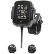 Resim Motosiklet Tpms Motosiklet Lastik Basıncı İzleme Sistemi Qc 3.0 İle Lastik Sıcaklığı Alarm Sistemi 