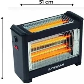 Resim Marsilyan Şömine Tipi Isıtıcı Soba 1800W 