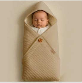 Resim Bistyle Battaniye Triko Warm Nest Bej-12469 Bej 