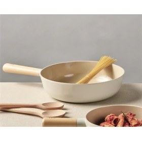 Resim Qalitte Neoflam Fika Alüminyum Döküm Wok Tava 26 cm 