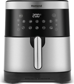 Resim Homend Airfryday Inox 2512H Xxxl Dokunmatik Ekran 10 Programlı Airfryer 