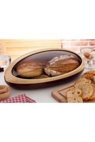 Resim Oval Ekmek Saklama Kutusu 