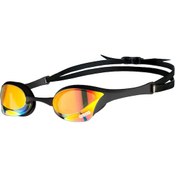 Resim Arena Cobra Ultra Swipe Mirror Yüzücü Gözlüğü Siyah Mavi - Şeffaf 