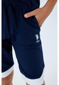 Resim U.S. Polo Assn. U.s. Polo Assn Erkek Çocuk 2 Li Bermuda T-şhirt Takım Lacivert-2297 Lacivert 