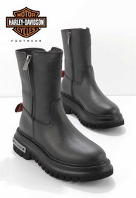 Resim Harley Davidson Black Leather Kadın Bot & Bootie Hd0777002603 