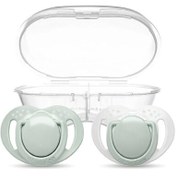 Resim Mamajoo Powder Green Sterilizasyon & Saklama Kutulu 6 Ay+ Ortodontik Emzik 2'li 