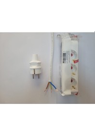 Resim 3x2,5 Ttr Tam Bakır Kablolu Kaliteli 3 Lü Grup Priz 20 Mt 