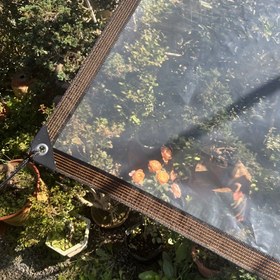 Resim 1 Adet, Bahçe, Balkon, Sera, Sukulent Çiçekler, Bitkiler için Anti-sızdırmaz Yağ Bezi, Evcil Hayvan Terası, Şeffaf Plastik Çadır, Toz Geçirmez, Yağmura Dayanıklı, UV Dirençli Bahçe Örtüsü, İdeal Bahçe Kapağı 