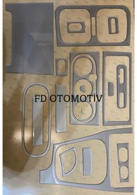 Resim Renault Laguna 1 Konsol Kaplama Gümüş Renk 