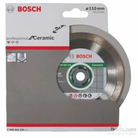 Resim Bosch - Standard Seri Seramik İçin Elmas Kesme Diski - 110 X 22,23 X 1,6 X 7,5 Mm 