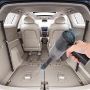 Resim Kompakt Araba Elektrikli Süpürge - Yüksek Güç, Uzun Pil Ömrü, USB Şarj Edilebilir, 2'si 1 Arada Emiş & Üfleme için Koltuklar ve Cam Boşlukları, Sessiz Çalışma, Hafif Tasarım, Araçlar İçin Profesyonel Toz Temizliği, Kablosuz Vakum Makinesi, İç Mekan Temizlik Aleti, Dayanıklı Yapı, Etkili Filtreleme 