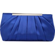 Resim Lüks Saten Plise Akşam Çantası, Şık Klipsli Debriyaj Çantası, Düğün Partisi Prom Banquet İçin Kadın Elbise Cheongsam Çantası - Karnaval Mardi Gras Müzik Festivali için mükemmel 