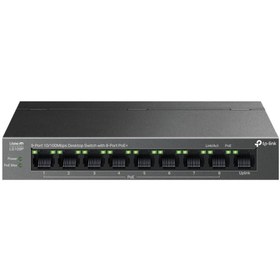 Resim Tp-Link 9 Port 10-100 Mbps 8 Port Poe 10-100 Mbps Switch Metal Kasa 