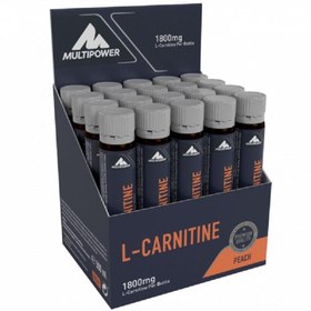 Resim Multipower L-Carnitine 20 Shot - Şeftali Aromalı 