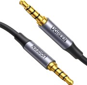 Resim 3.5mm Hi-Fi Erkek to Erkek TRRS Aux Ses ve Mikrofon Kablosu 3 Metre Ugreen