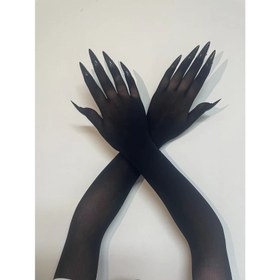 Resim Seksi Siyah Dantel Eldivenler - Şeffaf, Nefes Alabilen, Yüksek Esneklik, Dikişsiz Uzun Çoraplar Kadınlar ve Erkekler İçin, Makinede Yıkanabilir, Anime Temalı Tasarım, Anime Eldivenleri | Dantel Eldivenleri | Esnek Eldivenler 