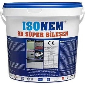 Resim Isonem Sb Süper Bileşen Su Yalıtım Kaplaması Beyaz 5Kg 