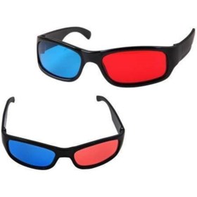 Resim Yetkin Home 3 Boyutlu Gözlük Mavi Kırmızı Renkli Pasit Tv Sinema Gözlüğü Siyah 