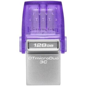 Resim Kingston DTDUO3CG3-128GB DataTraveler microDuo 3C 200MB-s dual USB-A + USB-C Flash Bellek 