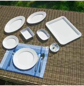 Resim Termostar Enternasyonel 8 Kişilik 44 Parça Melamin Yemek Takımı 