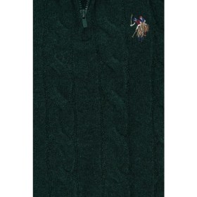 Resim U.s. Polo Assn. Erkek Çocuk Koyu Yeşil Kazak /triko 50293063-VR079 