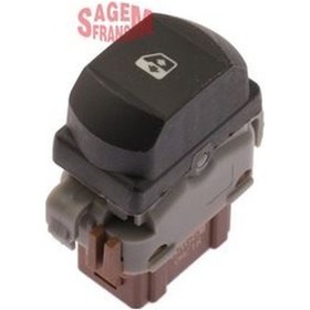 Resim SAGEMFR 500115 Cam Açma Düğmesi Ön Sağ Kahve Megane II 