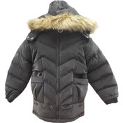 Resim Life For Moda Kız Çocuk İçi Peluş Astarlı Çıkarılabilir Kapüşonlu Su Geçirmez Mont Kaban 3020 Siyah 