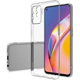 Resim Oppo Reno 5 Lite Kılıf Lüx Şeffaf Kamera Lens Korumalı Silikon Kılıf 