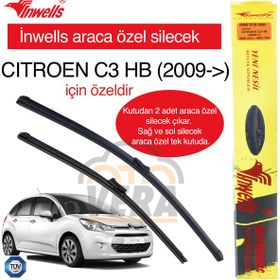 Resim Cıtroen C3 Hb 2009- İnwells Araca Özel Silecek Takımı Inw0180 