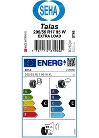 Resim Seha 205/55 R17 95W XL St65 Talas Yaz Lastiği 2024 