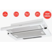 Resim İtimat İtimat Çift Motor Sürgülü Beyaz Aspiratör 