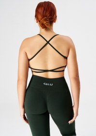 Resim Qlu Attractive Collection Women's Seamless Adjustable String Bra/Sports Bra 