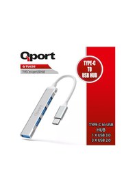 Resim Qport Q-TUC05 Type-c To 4 Port Usb Çoklayıcı 